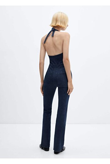 MANGO Woman Halter Yaka Kot Tulum