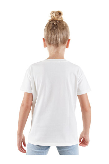 Denokids Girl's Leopards Patterned Short Sleeve T-shirt