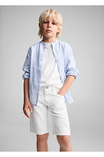 MANGO Kids White Shorts for Kids