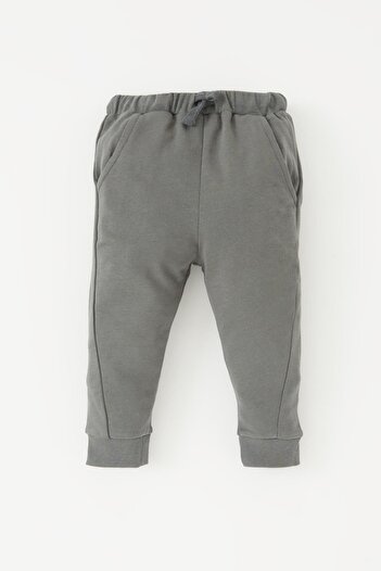 DeFacto Striped Sweatshirt and Sweatpants for Baby Boy - Set of 2 A9772a523au