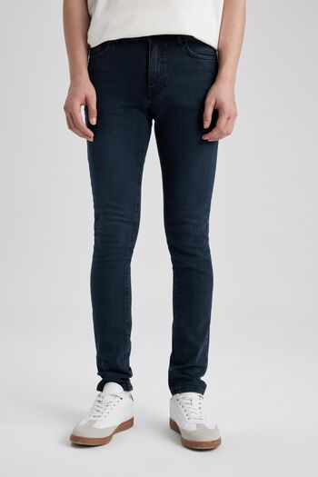 DeFacto Super Skinny Fit Legkeskenyebb Fit Normál derék Extra keskeny lábszár Jean nadrág C0567ax23au