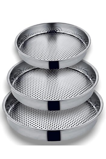 Yıldız çelik QPazar Raw Meatball Tray & Basin Set of 3