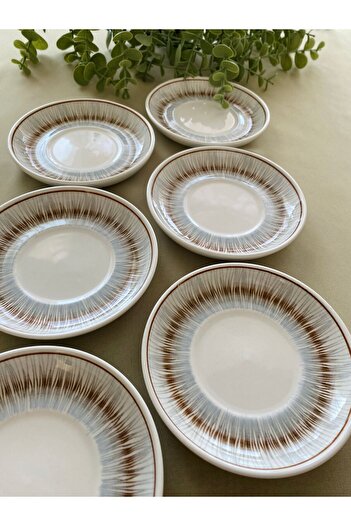 VENÜS HOME DECORATION Blue Eyes 6 Pieces Tea Plate - Comfortable and Stylish