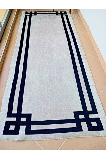 Ardizayn Gri, İndirimli, Dökülmez, Organik Pamuk Taban Yıkanabilir, Yolluk, Antre Halısı (80x150cm)