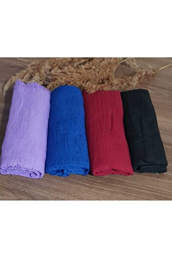 HAR-UM Ticaret Hijab Women's Bamboo Scarf Shawl Model-Set of 4
