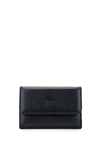 Tamer Tanca Genuine Leather Black Women's Wallet