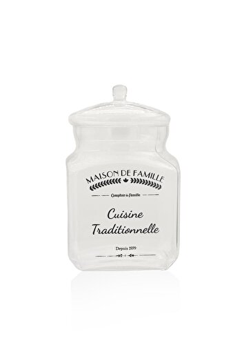 The Mia Glass Storage Container with Lid 23 Cm