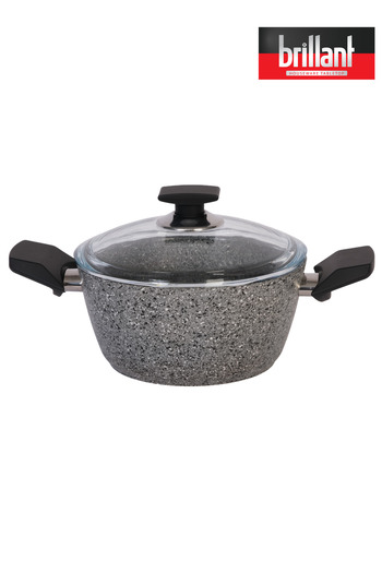 Brillant Luxury Granite Deep Pot 18 cm Fireproof Non-Stick Pot