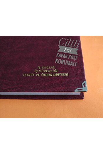DEFTERSAN Work Safety Detection Suggestion Book Hardcover Numbered