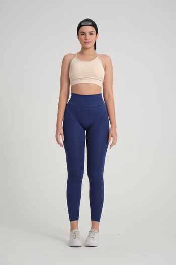 gymhams High Waist Push Up and Recovery Sports Leggings - Gathered Hip Shaper