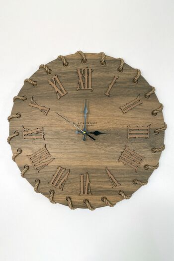 Blackframe - Authentic Lounge Wall Clock - 45X45Cm