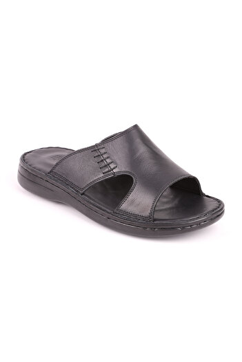 runteel 0368 Model Men's Leather Slippers