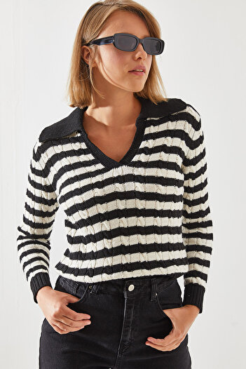 Bianco Lucci Pulover cu guler polo - 20247505