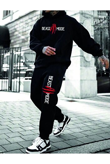 x-compass life Σετ γυμναστικής Unisex με κουκούλα Beast Mode