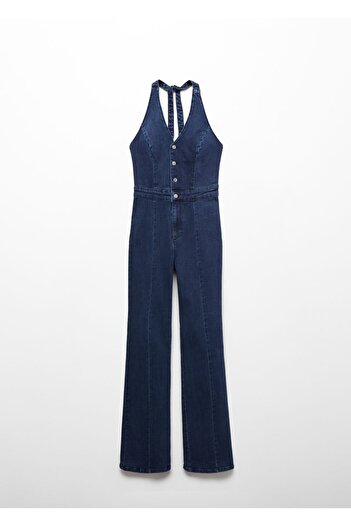 MANGO Woman Halter Yaka Kot Tulum