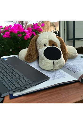Mellito Mellitotoyzz 75 cm Lying Cute Plush Dog Pillow & Sleeping Companion & Toy & Gift