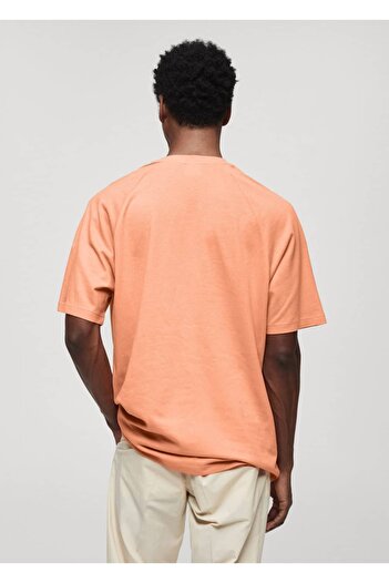 MANGO Man Relaxed fit pamuklu tişört
