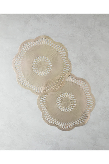 English Home American Service Tuscan PVC 2-Piece Gold Set