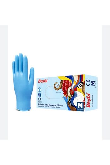 Beybi Pudrasız Nitril Muayene Eldiveni