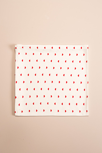 Mai Perla Heart Blanket (90 X 90) Soft Organic Cotton Blanket