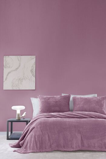 Yataş Dazel Single Blanket Bedspread Set 170X225 cm - Ash Purple