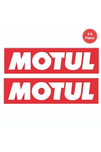 Motul 2 Sticker 8cm X 2.2 cm