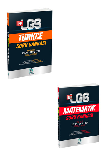 ÇAPA YAYINLARI LGS 8.SINIF TÜRKÇE MATEMATİK SORU BANKKASI