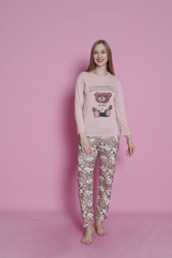 Emir Store Women's Long Sleeve Pajama Set - Nightgown