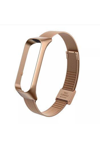 Techmaster Samsung Galaxy Fit 2 R220 Uyumlu Metal Hasır Tokalı Kordon Kayış