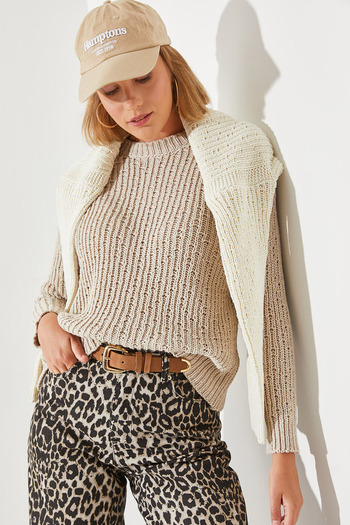 Bianco Lucci nopenli Women's Sweater - 20246188