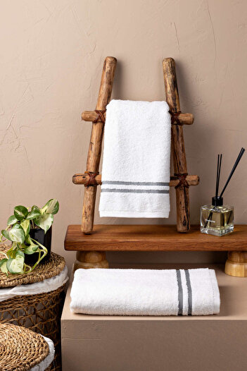 FH finehome Pavia Cotton Bath Set - Towel and Sabot