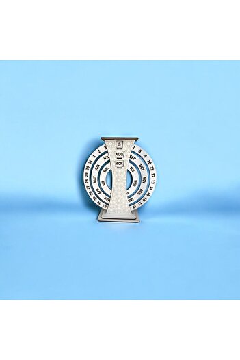 MİNA JEWELRY Masaüstü Ahşap Hareketli sonsuz takvim