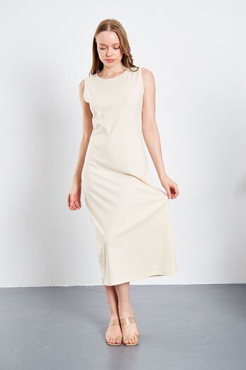 CrazyShopping Long Sleeveless Underskirt Petticoat - Lined Dress
