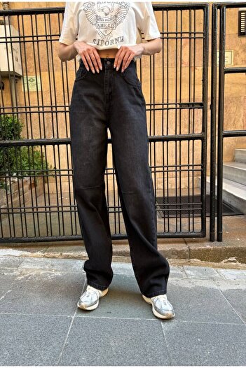 DENİKK Trend Wıde Leg Baggy Denim Pantolon-wide Leg Loose Fit Jeans