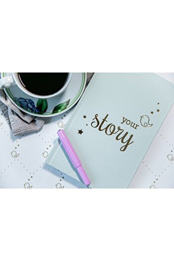 BeyazBirKutu مجلة Your Story Baby (مذكرات الأم والطفل - مذكرات فردية غير محاصر) - بالنعناع