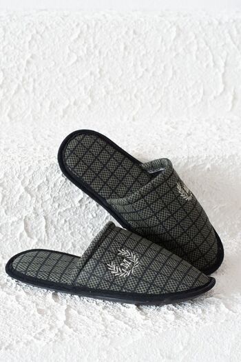 Mrt Shoes Κεντημένες Casual Ανδρικές Παντόφλες Σπιτιού