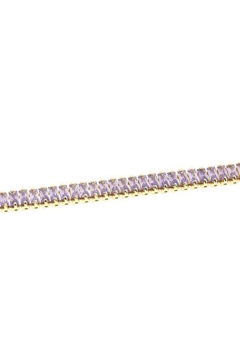 Merano Design 4mm Mor Gold Baget Choker