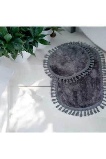ALTUN CARPET ΣΕΤ 2 ΜΑΡΚΙΣΤΡΙ ΛΟΥΤΡΙΝΟ ΧΑΛΙ ΜΠΑΝΙΟΥ ΚΑΜΙΖ ΒΑΣΗ 1 ΤΕΜΑΧΙΟ 60Χ100+ 1 ΤΕΜΑΧΙΟ 50Χ60