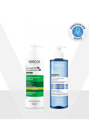 Vichy Vichy Dercos - Dandruff and Dry Hair Care Routine and Şapuan Kofresi