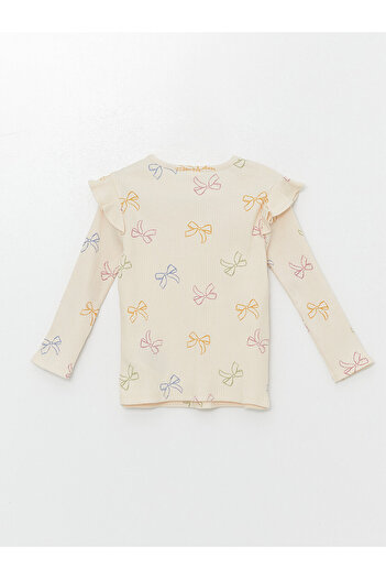 LC Waikiki Lcw Crew Neck Printed Baby Girl T-Shirt