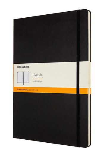 Moleskine Classic Notebook A4 Size 21x29,7cm 192 Pages Ruled Hard Cover