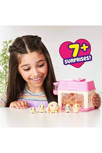 LITTLE LIVE PETS Mini Rabbit Game Set - LLP Mother and Her Babies S2 LP301200