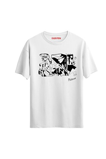 Açık Garaj Μπλουζάκι Unisex με σχέδιο Pablo Picasso - Κανονική εφαρμογή