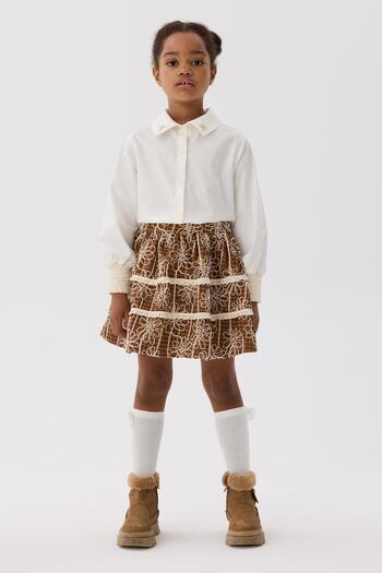 Tyess Girl's Ecru Shirt