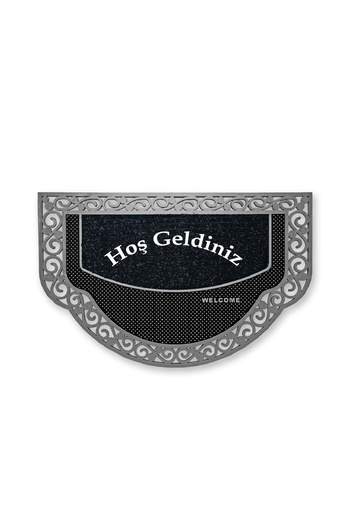 M&H Quality Decorative Washable Dust Catching Carpet Door - Welcome Doormat Written