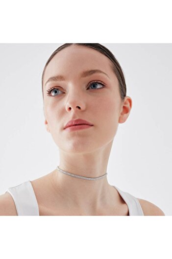 Merano Design 4mm Mor Gold Baget Choker
