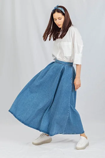 DeMim Daisy Skirt Light Blue
