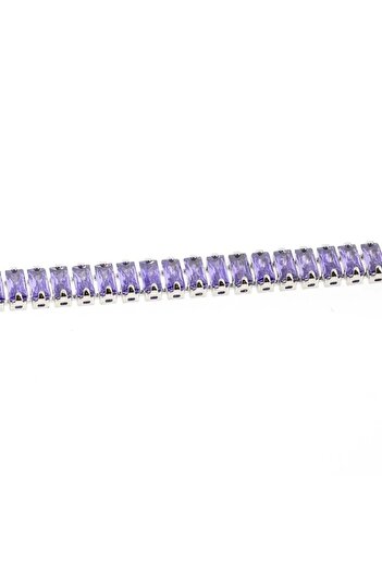 Merano Design 5mm Lila Gold Baget Choker
