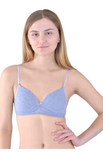 by İGP Gray Girl'S My FirSt Bra - Training Without Support and Without Underwire