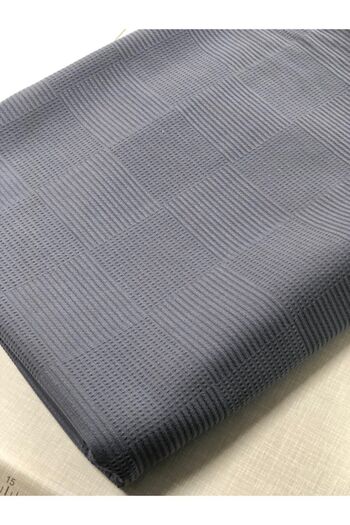 Sefaoğlu tekstil Double Pique, 100% Cotton, Color Anthracite